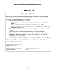 Noncriminal Justice Compliance Worksheet - Arizona, Page 12