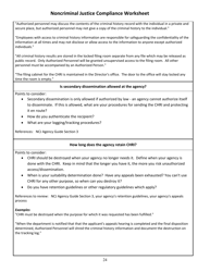Noncriminal Justice Compliance Worksheet - Arizona, Page 5