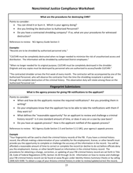 Noncriminal Justice Compliance Worksheet - Arizona, Page 6