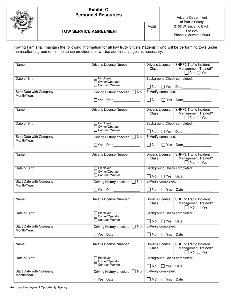 Arizona Personnel Resources - Fill Out, Sign Online and Download PDF ...