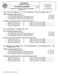 Attachment A Business Presence - Towing Services; Dps District 6, Pinal County, Geographic Towing Areas 1-5 - Arizona, Page 2