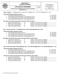 Attachment A Business Presence - Towing Services; Dps District 8, Pima County, Geographic Towing Areas 1-6 - Arizona, Page 2