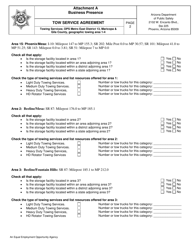 Attachment A Business Presence - Towing Services; Dps Metro East District 13, Maricopa &amp; Gila County, Geographic Towing Area 1-4 - Arizona, Page 2