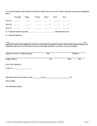 Application for Water Exchange Permit (A.r.s. 45-1041) - Arizona, Page 3