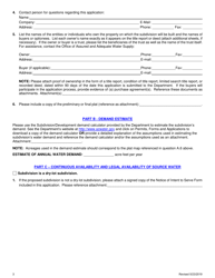 Application for a Certificate of Assured Water Supply - Arizona, Page 4