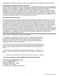 Application for a Water Report - Arizona, Page 2