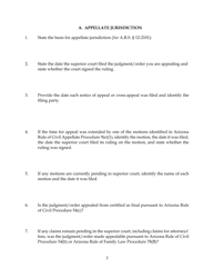 Form 8 Case Management Statement - Arizona, Page 3