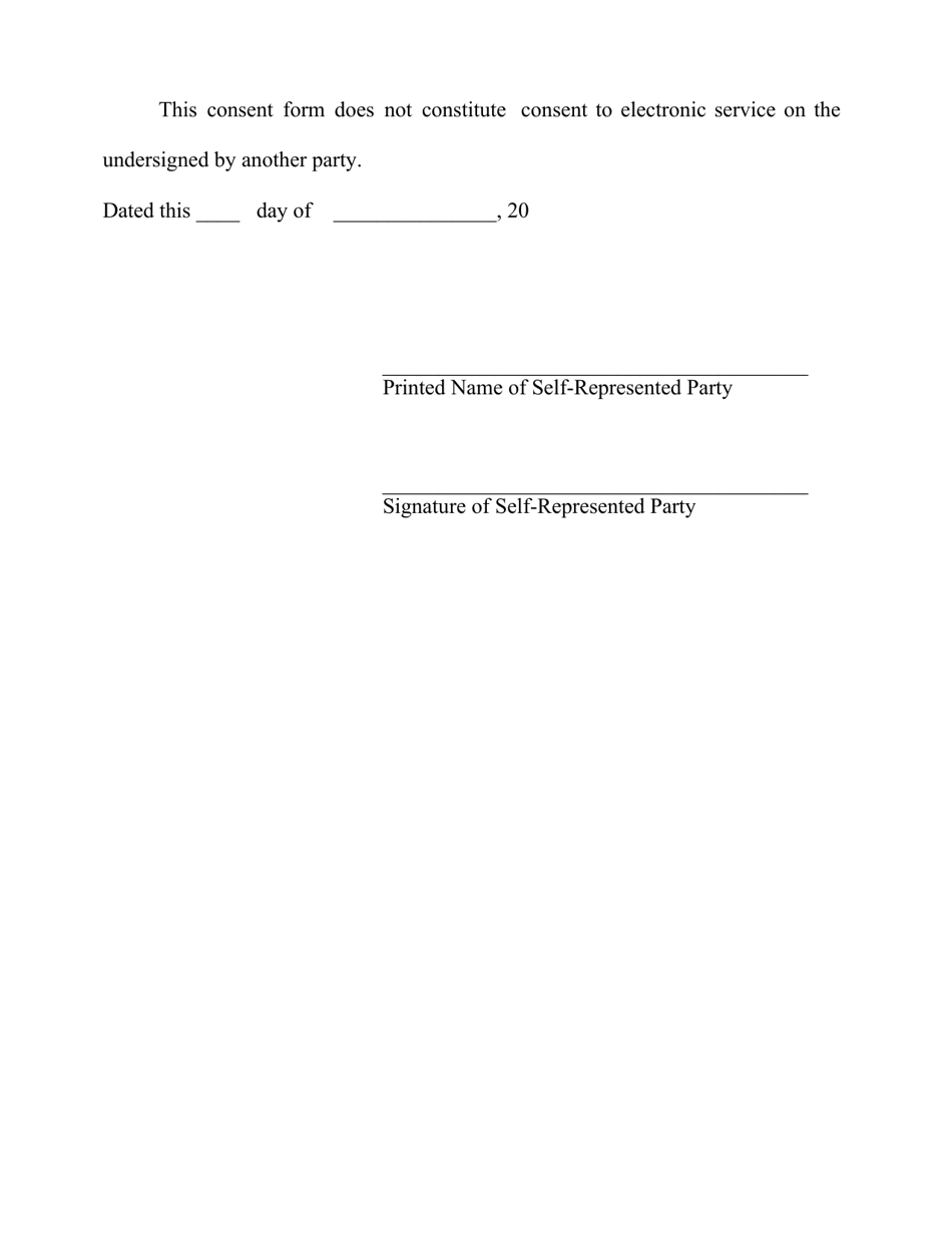 Form 25 Consent for Electronic Distribution by the Court of Appeals Clerk - Arizona, Page 2