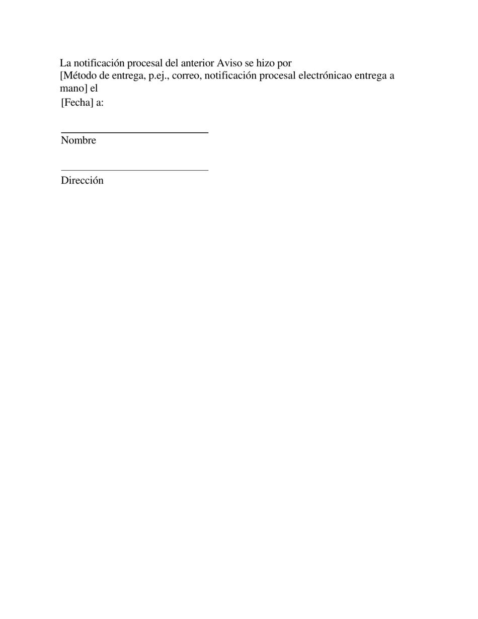 Formulario 2 Aviso De Cambio De Direccion - Arizona (Spanish), Page 2