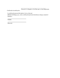 Formulario 3 Aviso De Apelacion/Aviso De Contraapelacion/Aviso Enmendado De Apelacion - Arizona (Spanish), Page 3