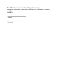 Formulario 9 Designacion De Transcripcion Parcial - Arizona (Spanish), Page 2