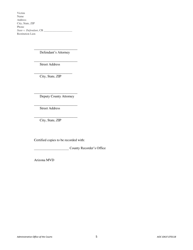 Form AOC GN1F Restitution Lien - Arizona, Page 5