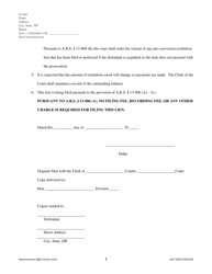 Form AOC GN3F Pre-conviction Restitution Lien - Arizona, Page 3