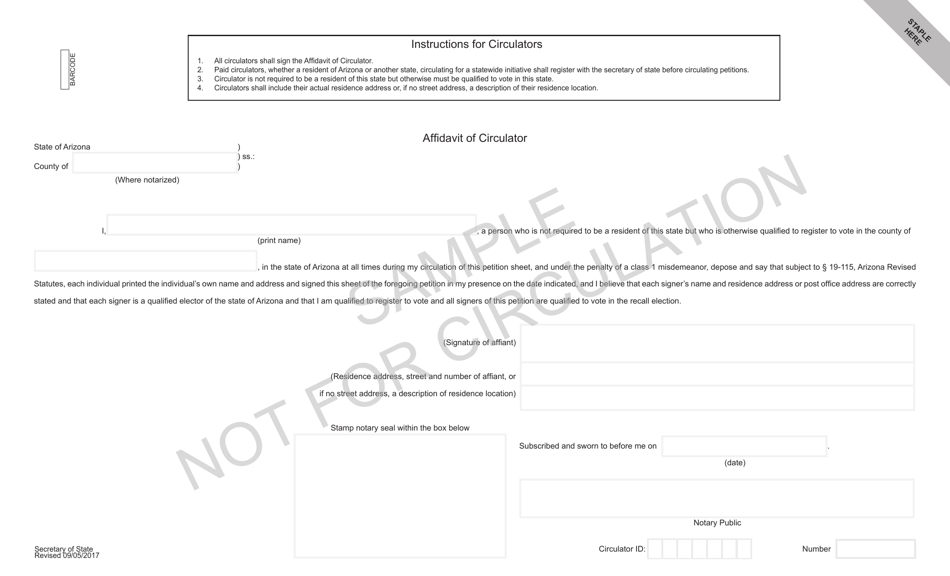 Recall Petition - Arizona, Page 2