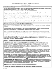 Notice of Real Estate Value Change - Arkansas, Page 2