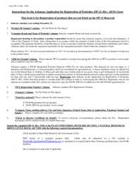 Form DP-21 &quot;Application for Registration of Pesticides&quot; - Arkansas, Page 2