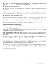 Concealed Handgun Carry License Firearms Safety Training Instructor Registration Application Form - Arkansas, Page 4