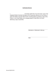 Petition to Seal Felony Under Act 1460 of 2013 - Arkansas, Page 4