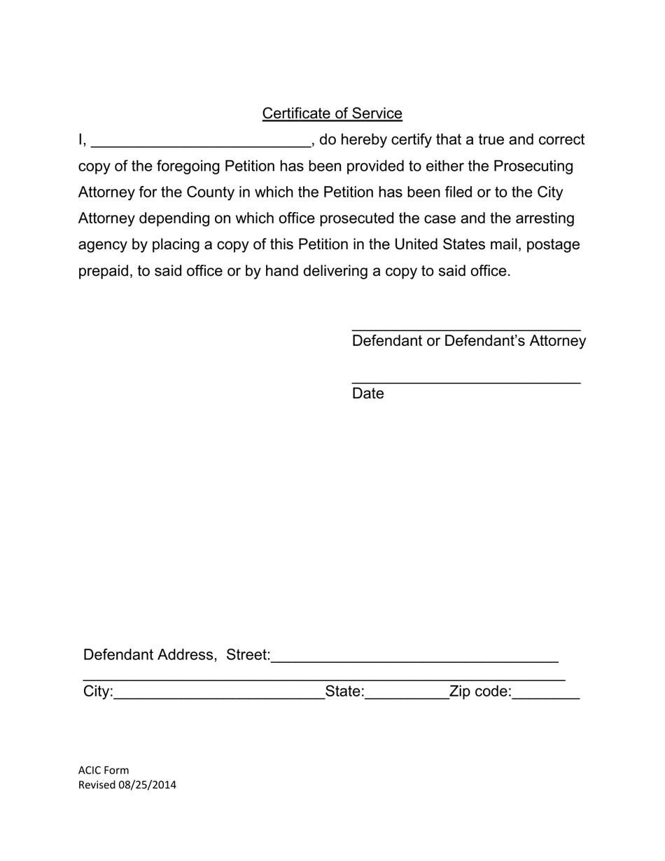 Petition to Dismiss and Seal First Offenders - Arkansas, Page 5