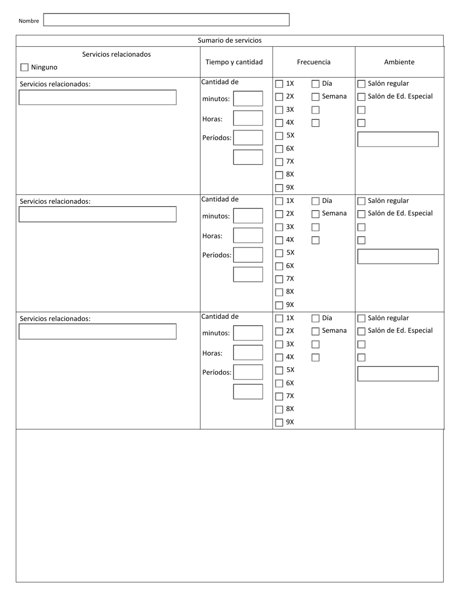 Programa De Educacion Individualizado - Ninez Temprana - Arkansas (Spanish), Page 10
