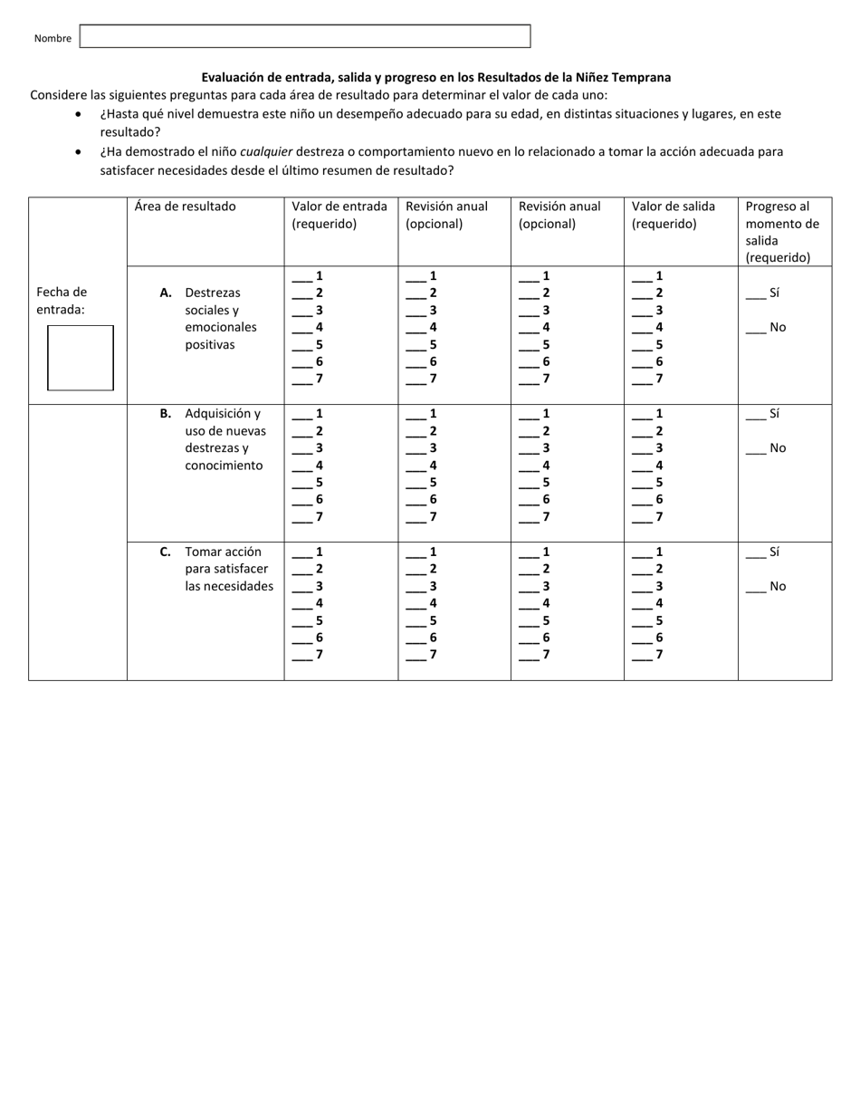 Programa De Educacion Individualizado - Ninez Temprana - Arkansas (Spanish), Page 3
