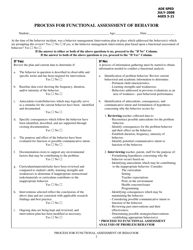 Process for Functional Assessment of Behavior - Arkansas, Page 2