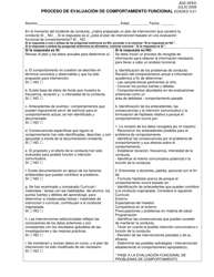 Proceso De Evaluacion De Comportamiento Funcional - Arkansas (Spanish), Page 2