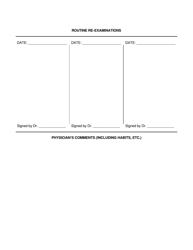 Form DHR-FCS-623 Child&#039;s Medical Record Foster Care - Alabama, Page 2