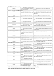 Dps 3rd Party Testing Skills Checklist - Alabama, Page 2
