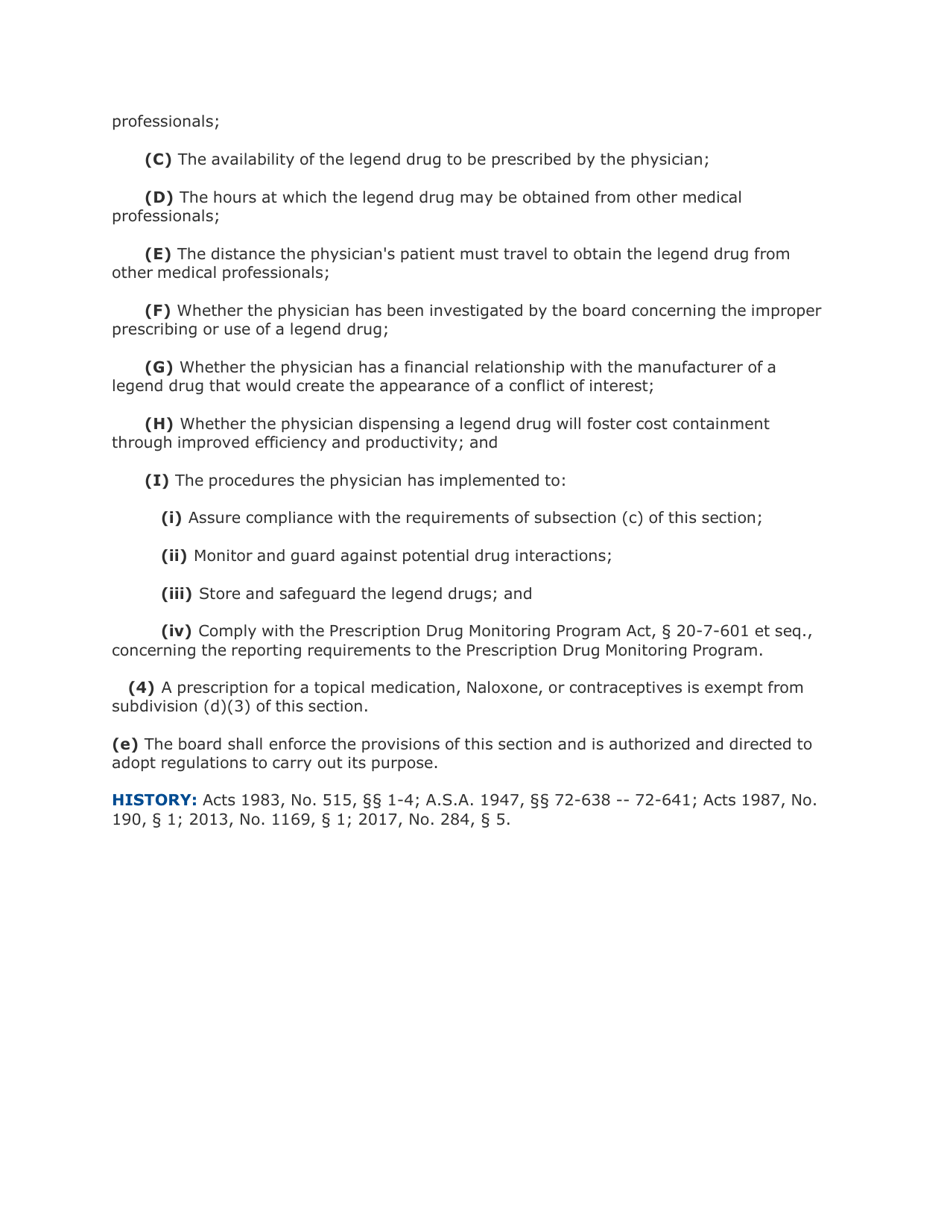 Application for Permit to Dispense Drugs - Arkansas, Page 3