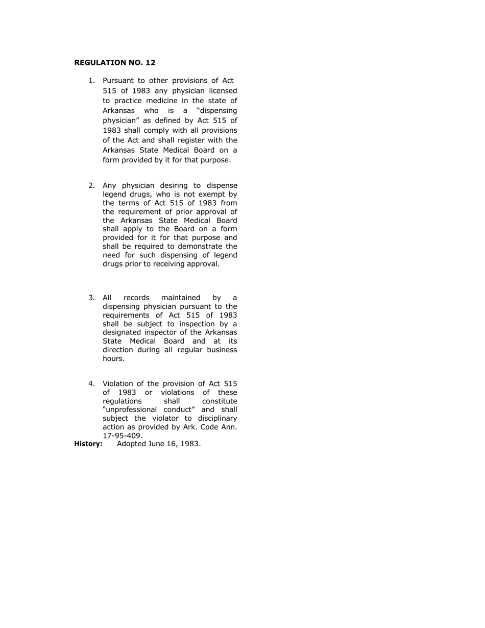 Application for Permit to Dispense Drugs - Arkansas, Page 4