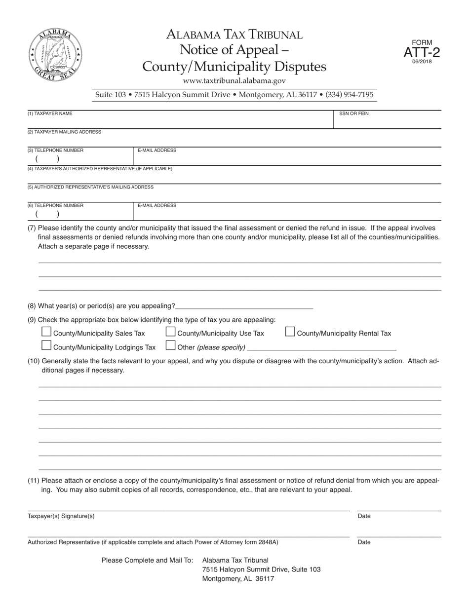 form-att-2-download-printable-pdf-or-fill-online-notice-of-appeal
