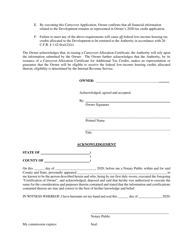 Federal Low-Income Housing Tax Credit Carryover-Allocation Application - Arkansas, Page 2