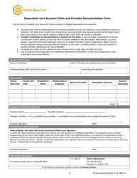 Dependent Care Account Claim and Provider Documentation Form - Arkansas, Page 2