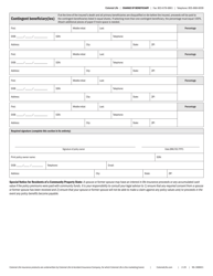 Colonial Life State of Arkansas Change of Beneficiary Form - Arkansas, Page 2
