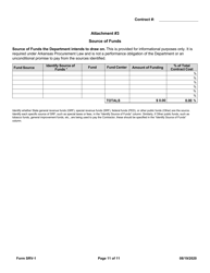 Form SRV-1 Services Contract - Arkansas, Page 11