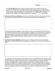 Form SRV-1 Services Contract - Arkansas, Page 2