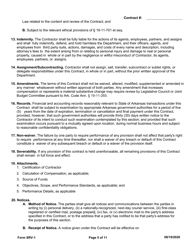 Form SRV-1 Services Contract - Arkansas, Page 5
