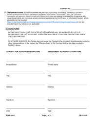 Form SRV-1 Services Contract - Arkansas, Page 7
