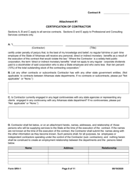 Form SRV-1 Services Contract - Arkansas, Page 8