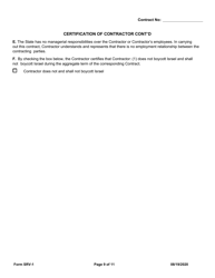 Form SRV-1 Services Contract - Arkansas, Page 9