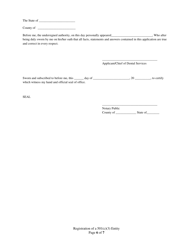 Registration of a 501(C)(3) Entity - Alabama, Page 6
