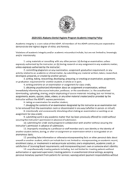 Alabama Dental Hygiene Program Academic Integrity Policy - Alabama