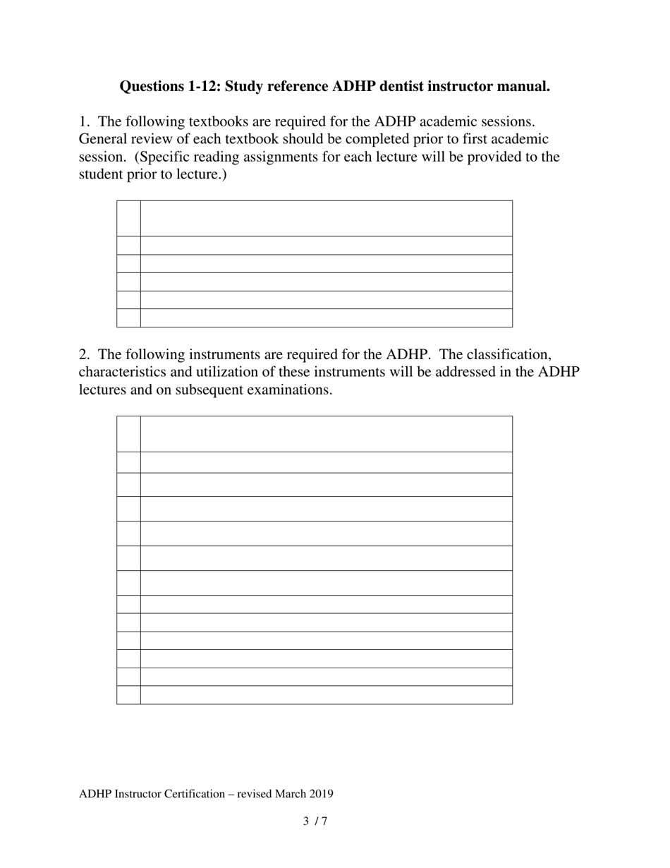 Alabama Dental Hygiene Instructor Certification Course - Alabama, Page 3