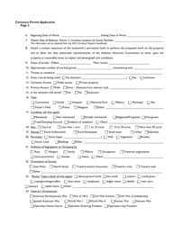 Cemetery Permit Application - Alabama, Page 2