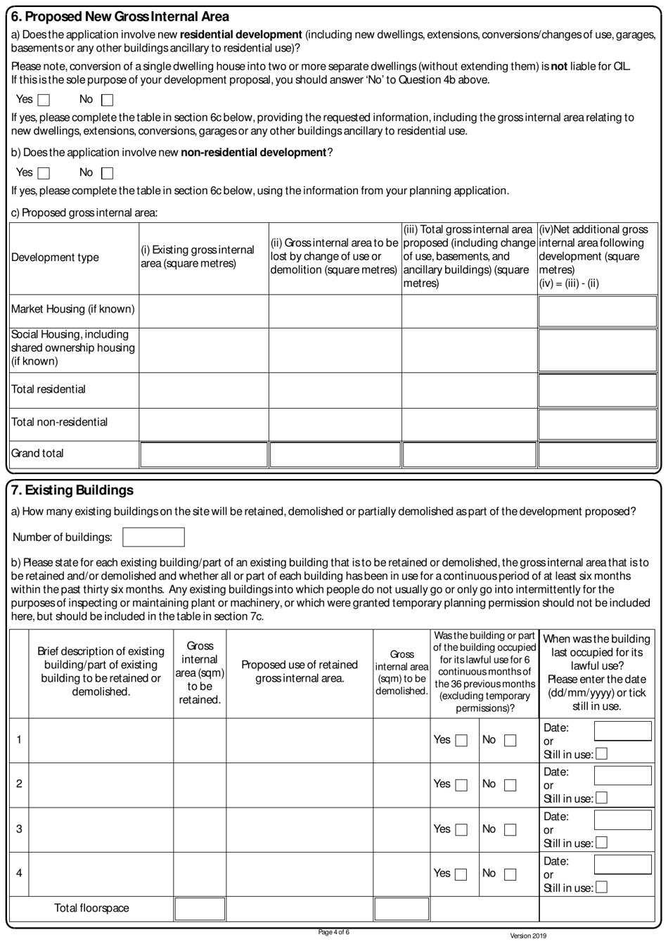 Form 1 Community Infrastructure Levy (Cil) Additional Information - United Kingdom, Page 4