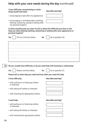 Form AA1 Attendance Allowance for People of State Pension Age or Over - United Kingdom, Page 14
