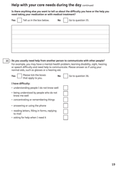 Form AA1 Attendance Allowance for People of State Pension Age or Over - United Kingdom, Page 19
