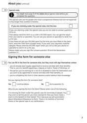 Form AA1 Attendance Allowance for People of State Pension Age or Over - United Kingdom, Page 3