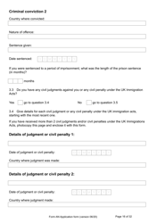 Form AN Application for Naturalisation as a British Citizen - United Kingdom, Page 16